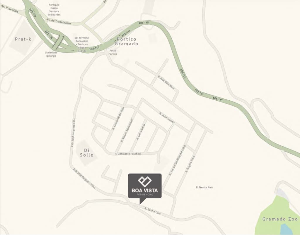 Mapa de Localização Boa Vista Residencial